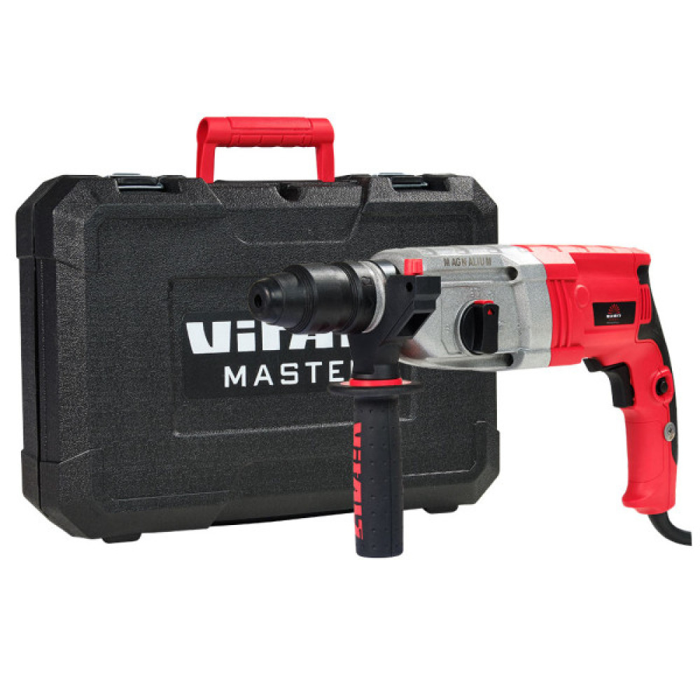 Перфоратор Vitals Master, Ra 3085HBm, magnalium, SDS-plus+ШЗП, 850W, 3.5J, кейс (52072)