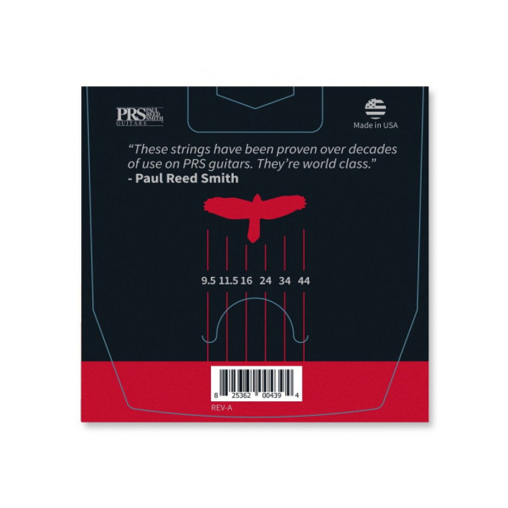 Струни для гітари PRS Classic Custom Light Guitar Strings 9.5-44 (100148002001001)