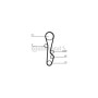 Ремінь ГРМ CONTITECH CT586 Ремінь ГРМ CONTITECH CT586