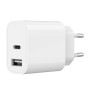 Зарядний пристрій Gembird 1xUSB-A+1xUSB-C 5V/2.4A (12W) white (TA-UC-2AC12-01) Зарядний пристрій Gembird 1xUSB-A+1xUSB-C 5V/2.4A (12W) white (TA-UC-2AC12-01)