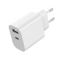 Зарядний пристрій Gembird 1xUSB-A+1xUSB-C 5V/2.4A (12W) white (TA-UC-2AC12-01) Зарядний пристрій Gembird 1xUSB-A+1xUSB-C 5V/2.4A (12W) white (TA-UC-2AC12-01)