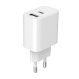Зарядний пристрій Gembird 1xUSB-A+1xUSB-C 5V/2.4A (12W) white (TA-UC-2AC12-01) Зарядний пристрій Gembird 1xUSB-A+1xUSB-C 5V/2.4A (12W) white (TA-UC-2AC12-01)