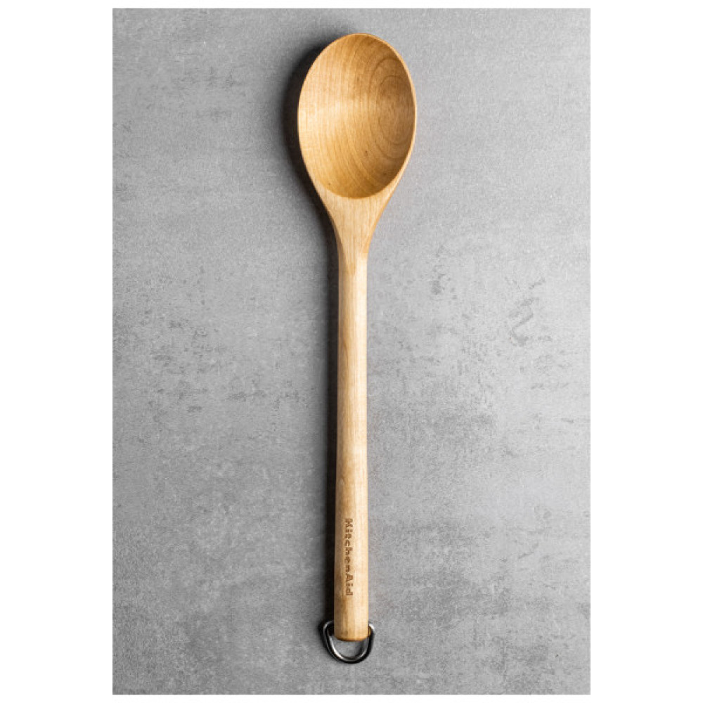 Ложка кухарська KitchenAid Coreline для сервіровки, 34 см, береза (KQR703OHE)