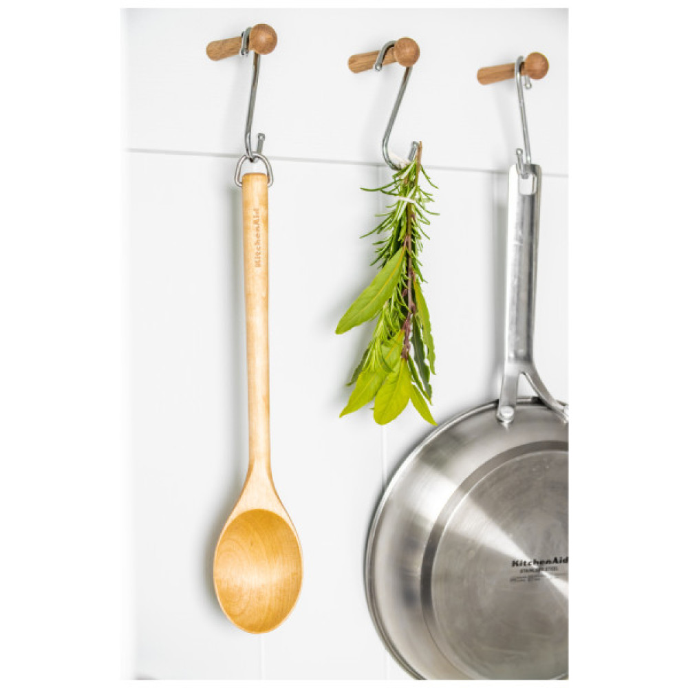 Ложка кухарська KitchenAid Coreline для сервіровки, 34 см, береза (KQR703OHE)