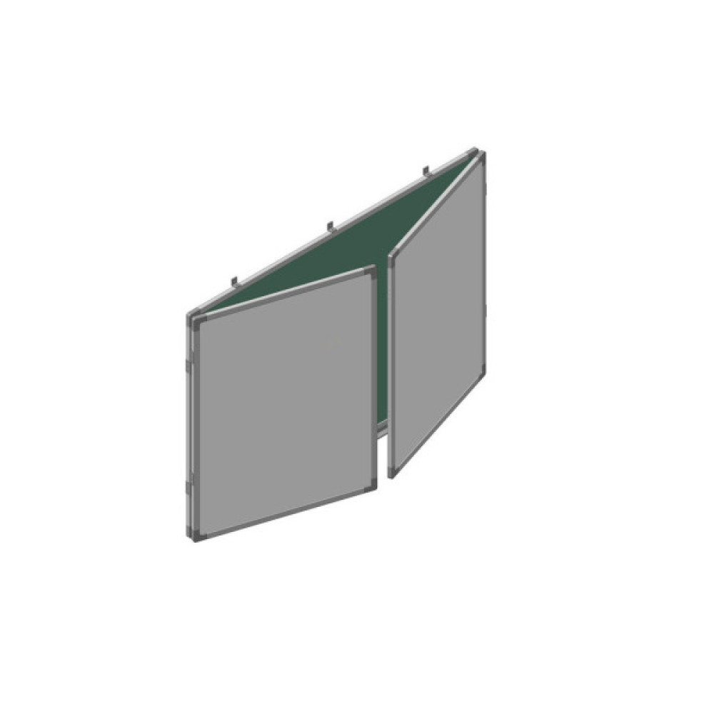 Шкільна дошка Sector магнітна крейдово-маркерна дошка 400х100 ( (КМ4010)