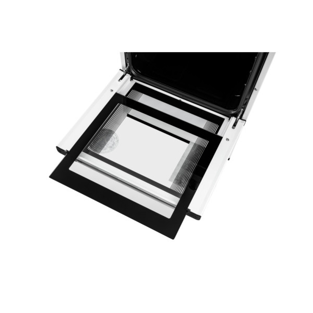 Плита ARDESTO комбі, 52л, 50x60см, конвекція, чавун, підсвічування, форсунки LPG (підключення газового балона), білий