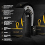 Боксерські рукавички PowerPlay 3021 Ukraine Чорно жовті 10 унцій (PP_3021_10oz_Black/Yellow)