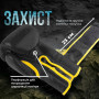 Боксерські рукавички PowerPlay 3021 Ukraine Чорно жовті 10 унцій (PP_3021_10oz_Black/Yellow)