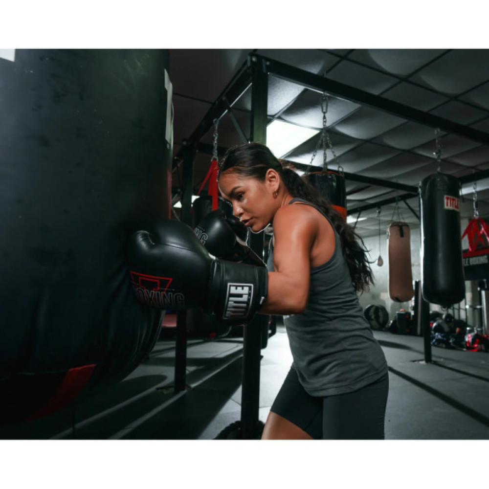 Боксерські рукавички Title Dynamic Strike Heavy Bag Gloves Black 16 oz (BSATG 16 BK)