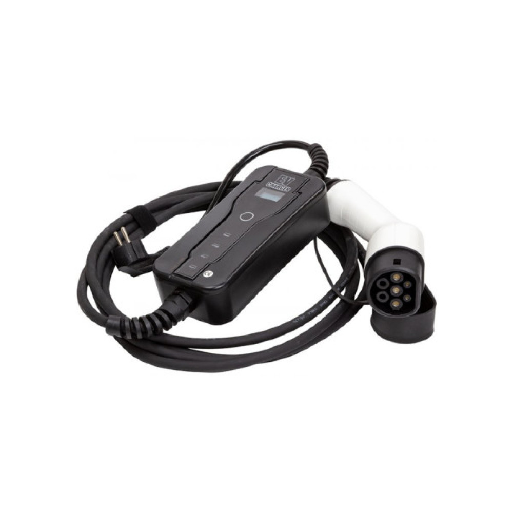 Зарядний пристрій для електромобіля HiSmart Type 2 - Schuko (220V), 16A, 3.6кВт, 1-фазное, 5м (EV200696)