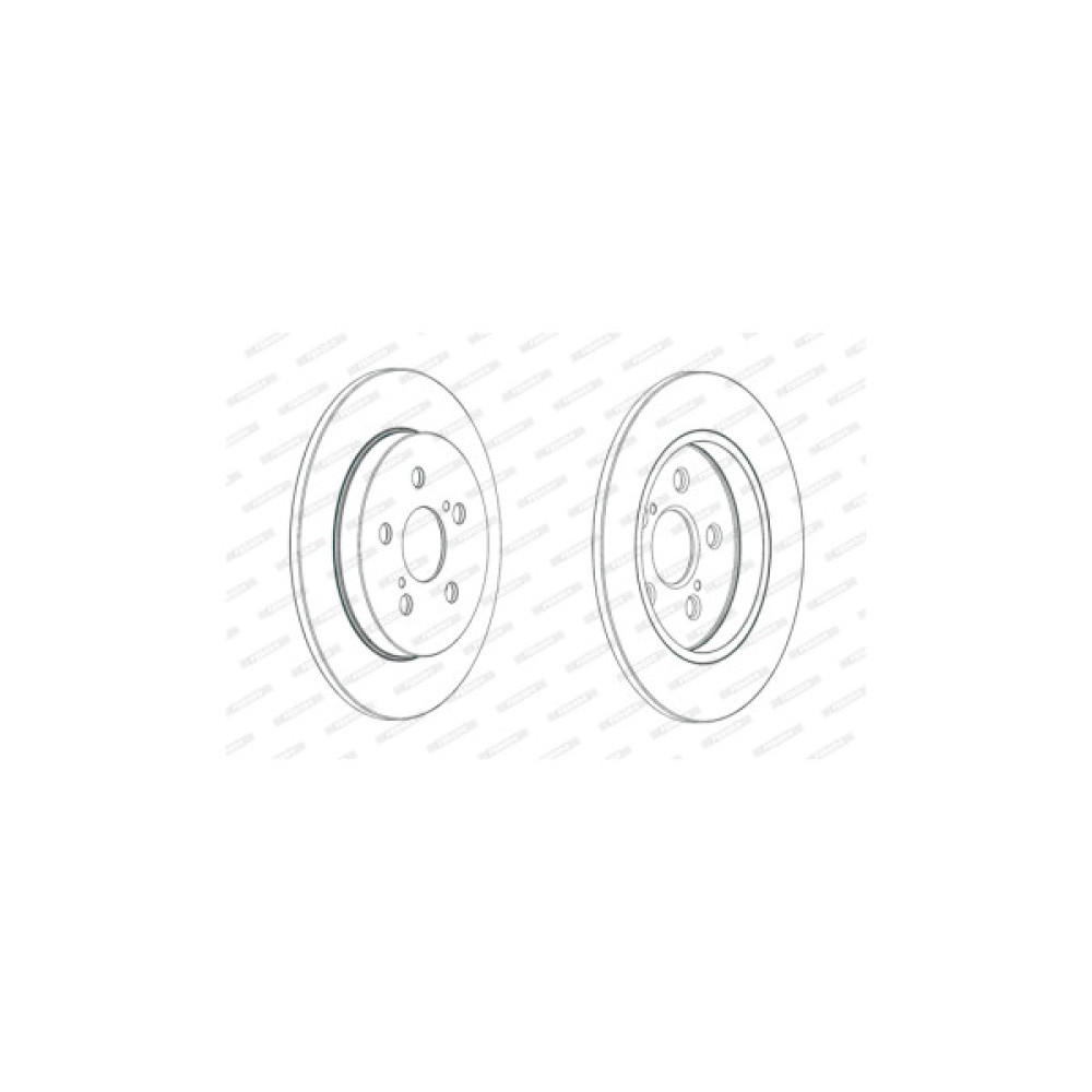 Гальмівний диск FERODO DDF1875C