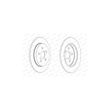 Гальмівний диск FERODO DDF1875C