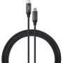 Дата кабель USB-C to USB-C 2.0m 100W E-Mark Chip Nylon Vinga (VCPCTC100BK2) Дата кабель USB-C to USB-C 2.0m 100W E-Mark Chip Nylon Vinga (VCPCTC100BK2)