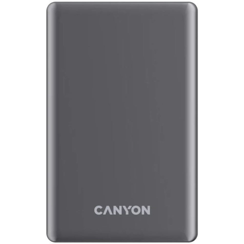 Батарея універсальна Canyon 5000mAh OnPower 505 slim Magsafe PD/20W Dark Grey (CNS-CPB505DG)