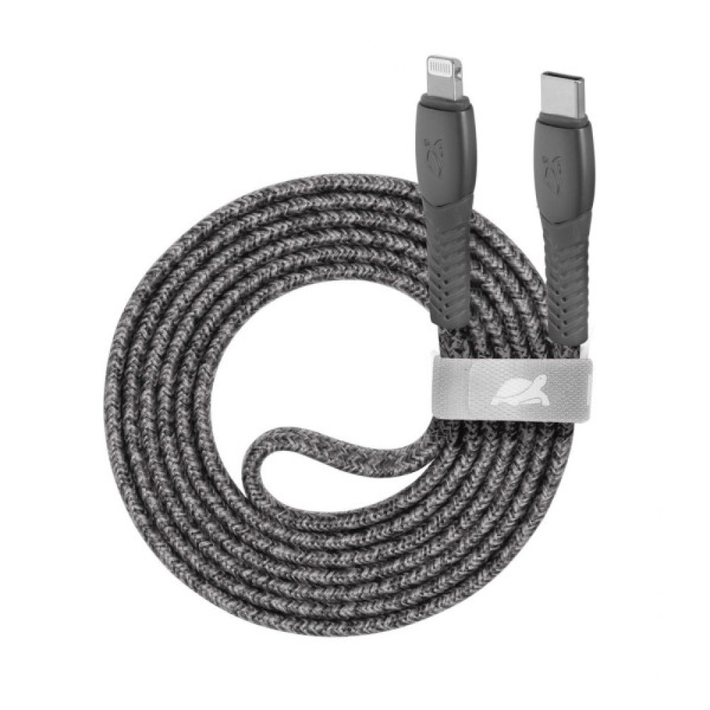 Дата кабель USB-C to Lightning 1.2m 3А grey USB2.0 RivaCase (PS6107 GR12)