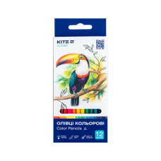 Олівці кольорові Kite Classic тригранні, 12 кольорів (K-053)