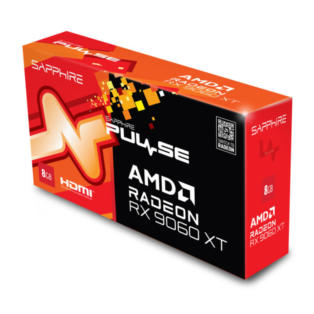 Відеокарта SAPPHIRE Radeon RX 9060 XT 8GB GDDR6 PULSE GAMING OC