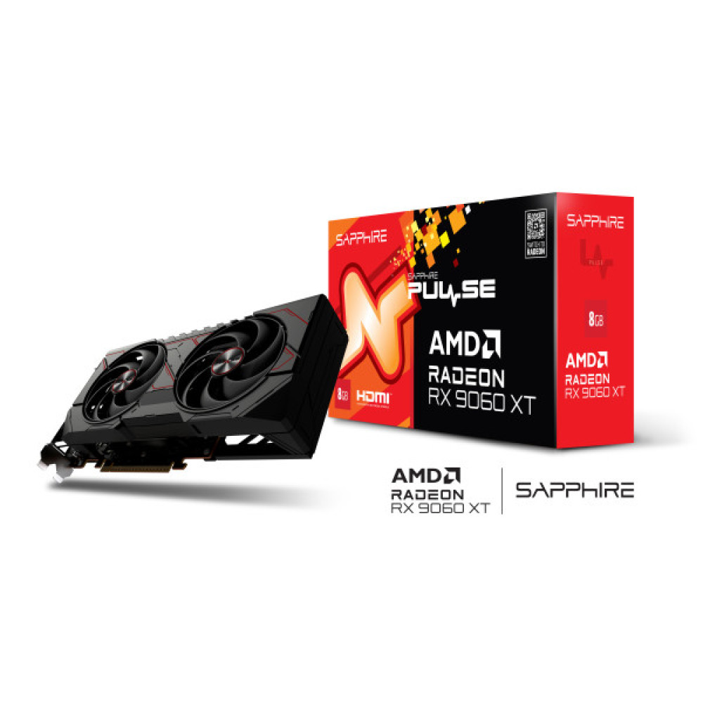 Відеокарта SAPPHIRE Radeon RX 9060 XT 8GB GDDR6 PULSE GAMING OC