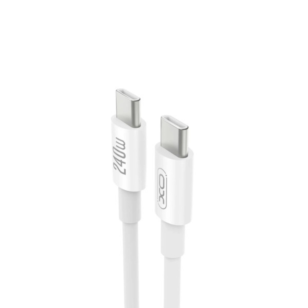 Дата кабель USB-C to USB-C 1.0m 240w White XO (NB-Q298-CC.white)