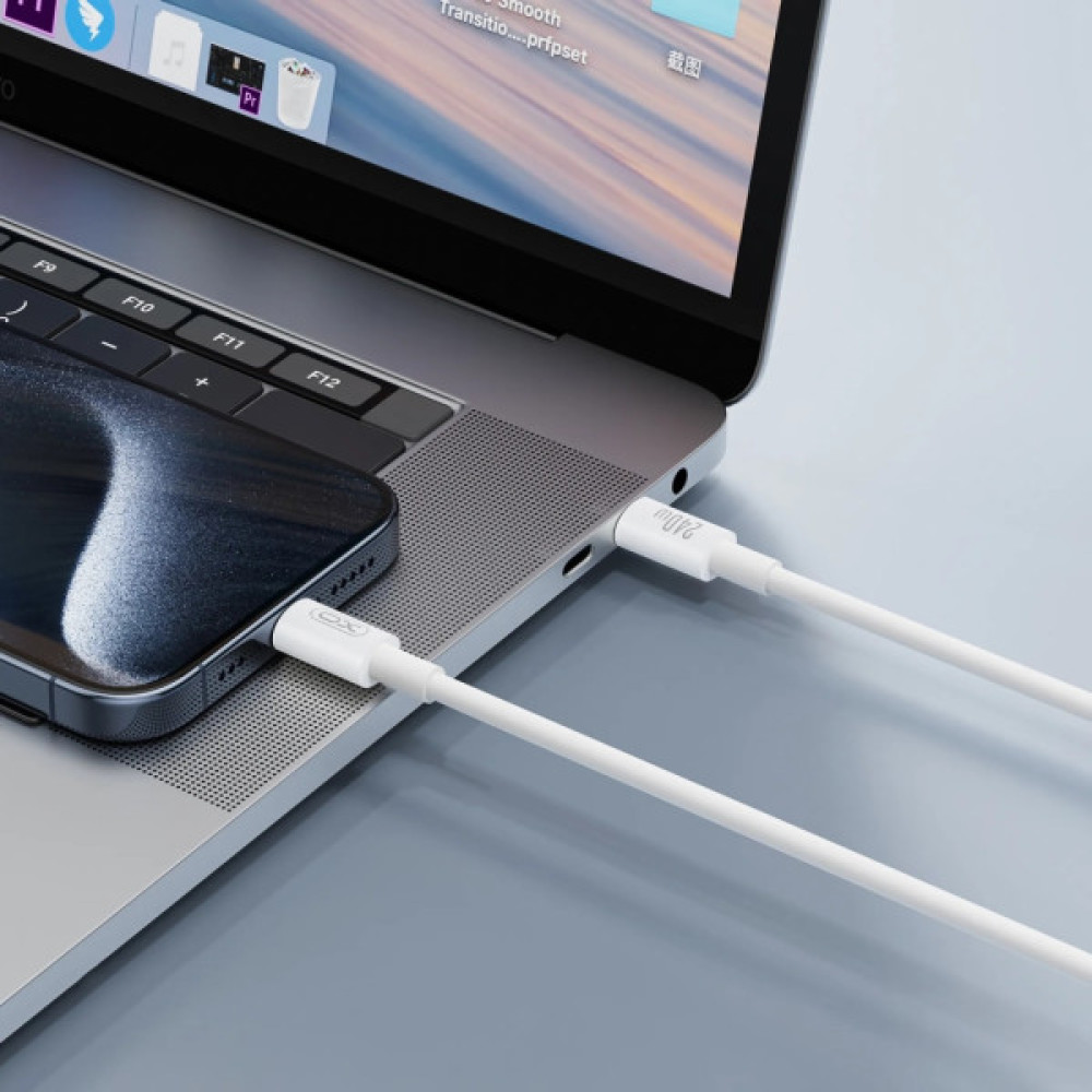 Дата кабель USB-C to USB-C 1.0m 240w White XO (NB-Q298-CC.white)