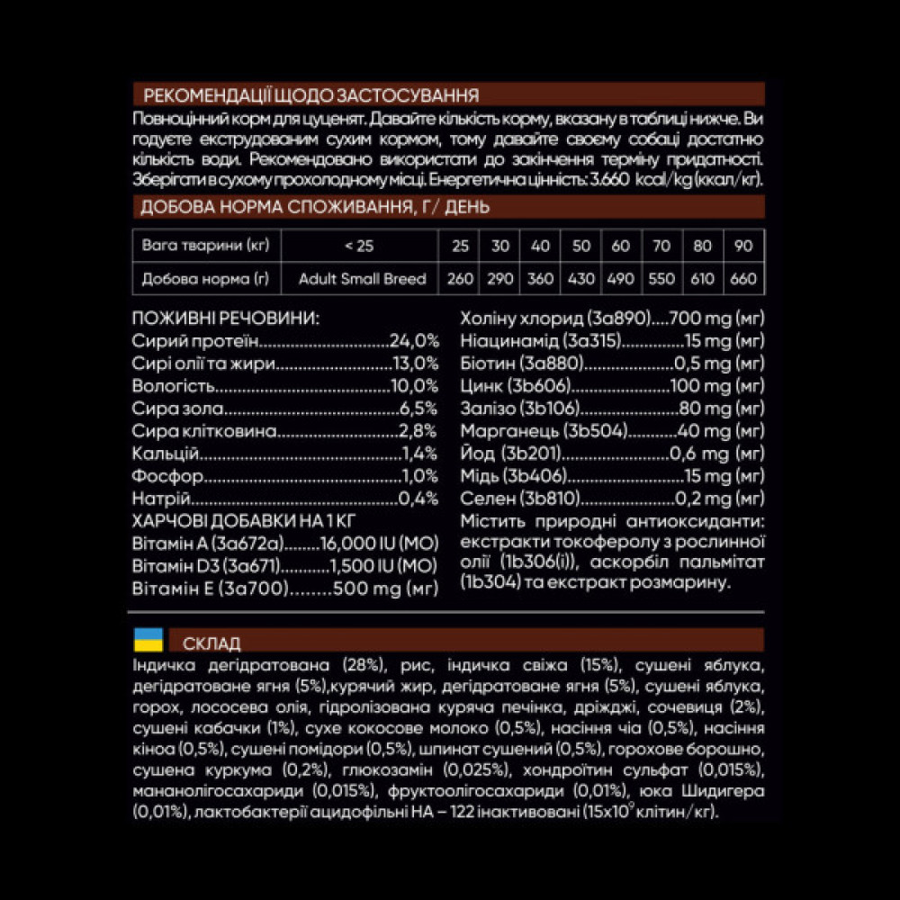 Сухий корм для собак Savory Large Breeds rich in Fresh Turkey and Lamb 3 кг (4820232630235)