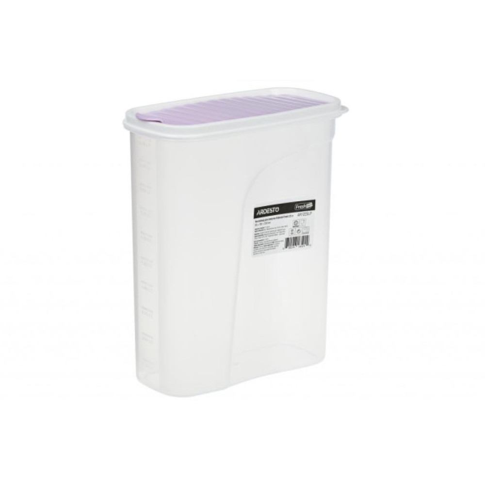 Ємність для сипучих продуктів Ardesto Fresh 2.5 л Purple (AR1225LP)