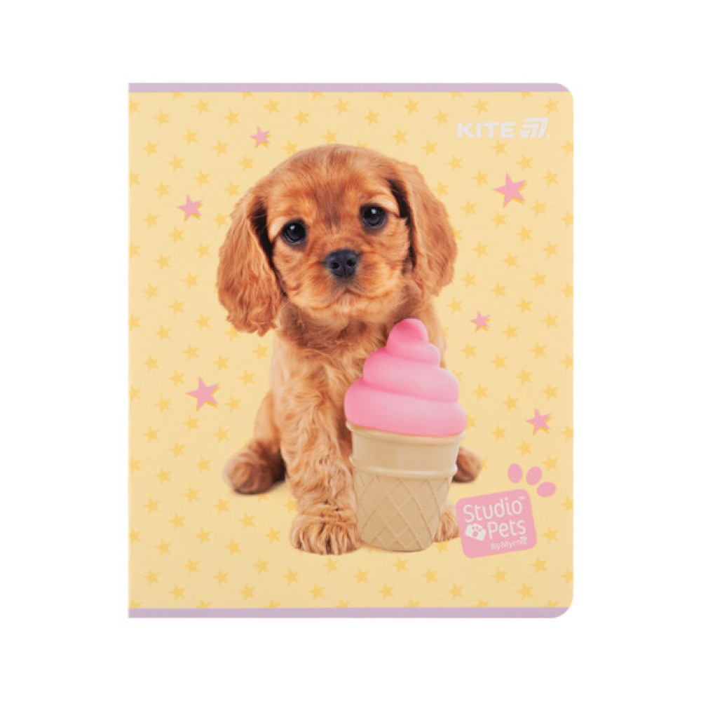 Зошит Kite Studio Pets, 24 аркуші, клітинка (SP25-238)