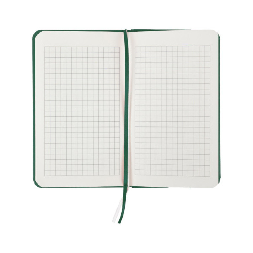 Книга записна Axent Partner 95x140 мм, 96 аркушів, клітинка, зелений ліс (8301-61-A)