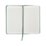 Книга записна Axent Partner 95x140 мм, 96 аркушів, клітинка, зелений ліс (8301-61-A)