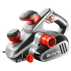 Електрорубанок Graphite 850W, 82мм, стругання до 3мм, 3.1кг (59G678)