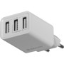 Зарядний пристрій Defender UPA-31 white, 3xUSB, 5V / 3.1A (83587)