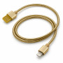 Дата кабель USB 2.0 AM to Lightning 1.0m 2.4A metal gold XoKo (XK-CTL-001-GD)