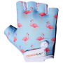 Велорукавиці PowerPlay 001 Фламінго Блакитні XS (SALE_001_Blue_Flamingo_XS)