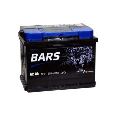 Акумулятор автомобільний Bars 62Ah Ев (-/+) (550EN)