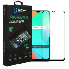 Скло захисне BeCover Realme C11 2021 Black (708153) Скло захисне BeCover Realme C11 2021 Black (708153)