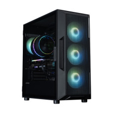 Корпус Zalman I3 Neo ARGB V2 без БЖ, 2xUSB3.0, 1x Type C, 4x120мм ARGB, VGA 355мм, LCS ready, TG Side Panel, ATX, чорний