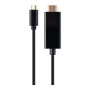 Кабель мультимедійний USB-C to HDMI 4K30Hz 2m Cablexpert (A-CM-HDMIM-01)