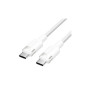 Дата кабель USB-C to USB-C 1.0m 60W aluminum alloy white Vention (TRDWF)