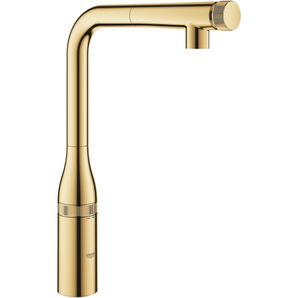 Змішувач для кухні Grohe Essence Smart Control, довж.виливу - 199мм, поворотний/витяжний, вентиль/кнопка, прохолодний схід сонця