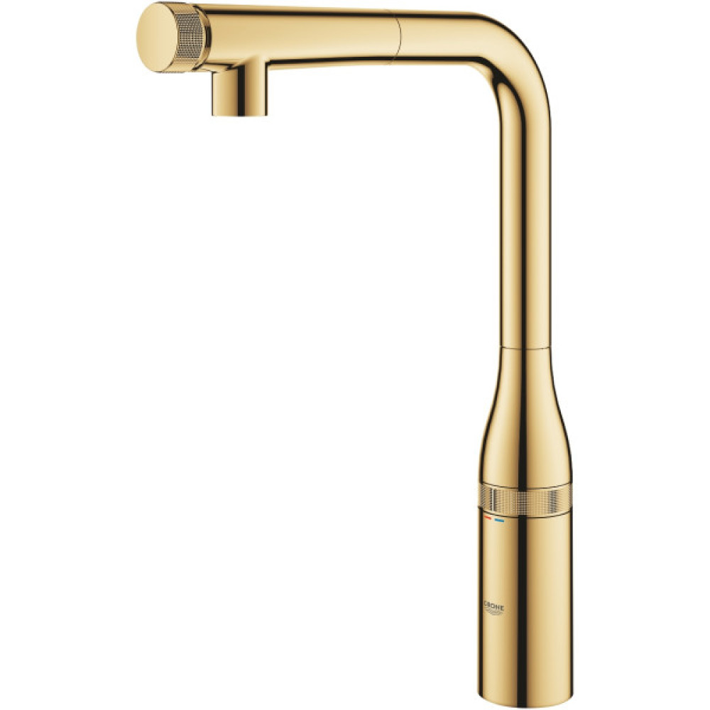 Змішувач для кухні Grohe Essence Smart Control, довж.виливу - 199мм, поворотний/витяжний, вентиль/кнопка, прохолодний схід сонця