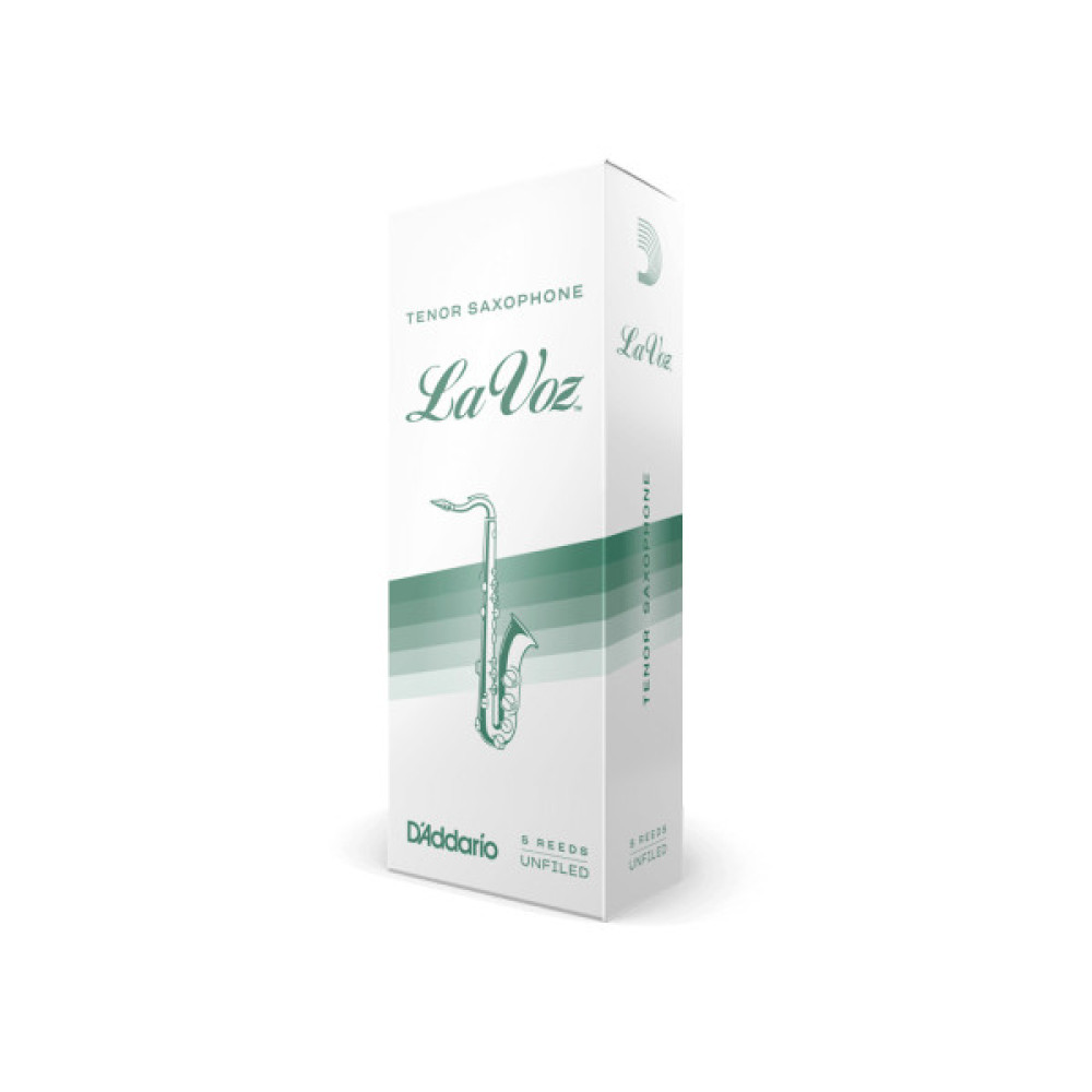 Тростина для саксофона D'Addario La Voz - Tenor Sax Medium Soft - 5 Pack (RKC05MS)