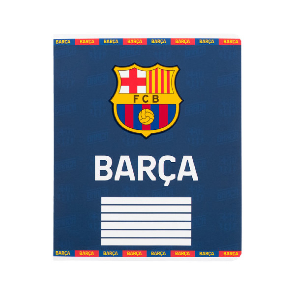 Зошит Kite FC Barcelona, 12 аркушів, клітинка (BC25-232)