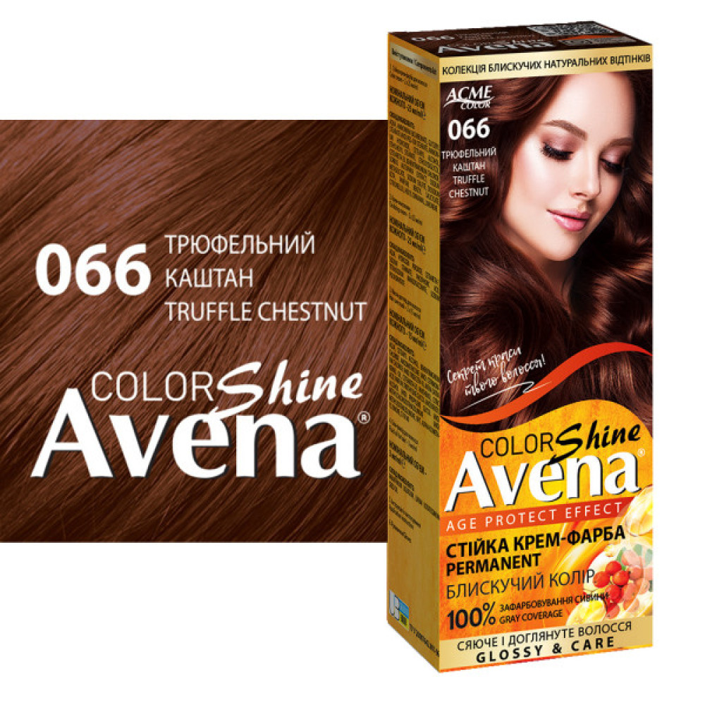 Фарба для волосся Acme Color Avena Shine Color Стійка 066 - Трюфельний каштан (4823115502612)