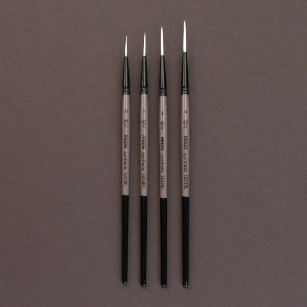 Пензлик для малювання Rosa Синтетика лайнер, MOON 1203RL, №2 (4823098534099)