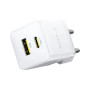 Зарядний пристрій Baseus Palm Fast Charger C+U 20W moon white (P10111608213-00)