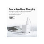 Зарядний пристрій Baseus Palm Fast Charger C+U 20W moon white (P10111608213-00)