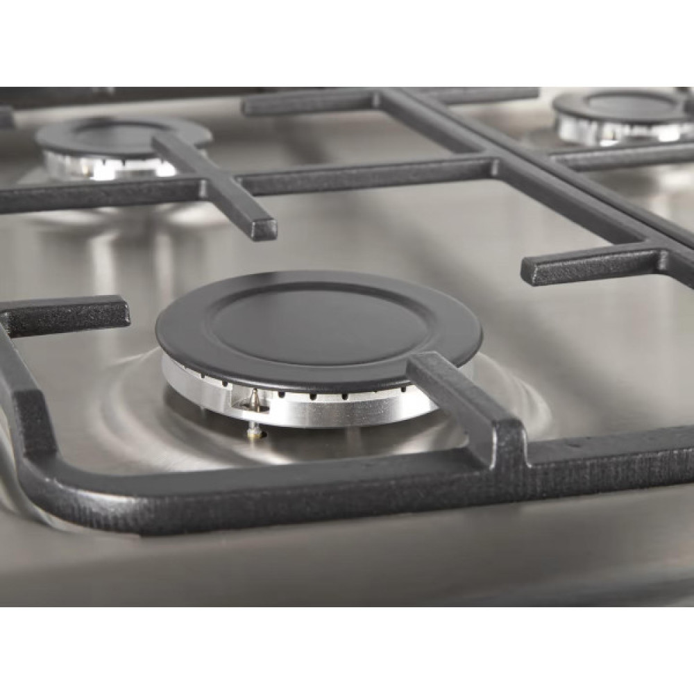 Плита Hansa комбінована, 62л, 50x60см, дисплей, конвекція, чавун, нерж