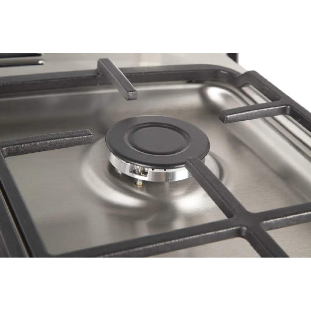 Плита Hansa комбінована, 62л, 50x60см, дисплей, конвекція, чавун, нерж