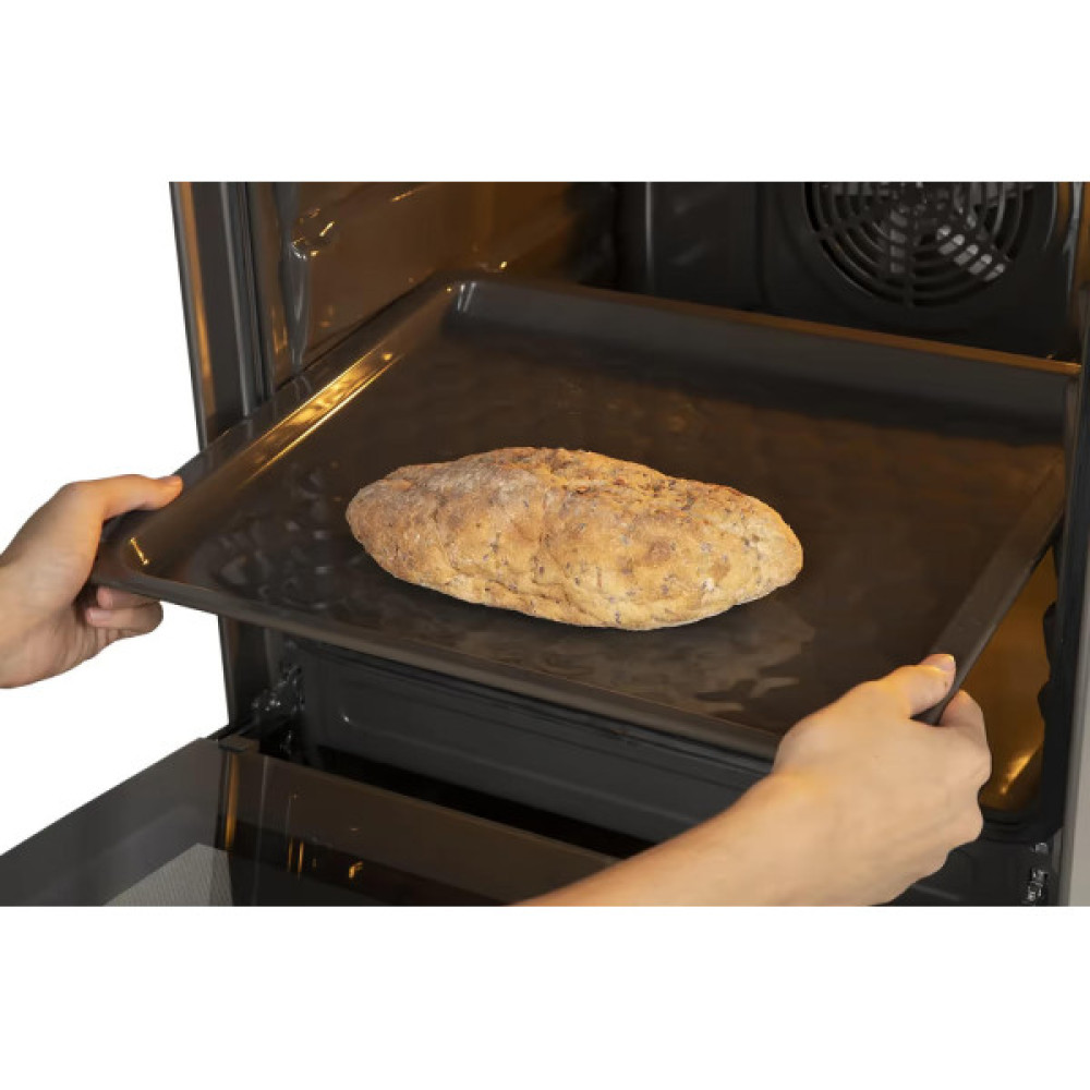 Плита Hansa комбінована, 62л, 50x60см, дисплей, конвекція, чавун, нерж