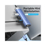 Концентратор Vention USB 3.1 Type-C to HDMI/USB 3.0x3/PD 100W Blue Aluminum Alloy Hub 5-in-1 (TGESB) Концентратор Vention USB 3.1 Type-C to HDMI/USB 3.0x3/PD 100W Blue Aluminum Alloy Hub 5-in-1 (TGESB)